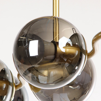 Светильник потолочный N36363/6 GD 6*40W E27 220V (l-950; w-250; h-350) S=24м2 VERNER LIGHTING *1