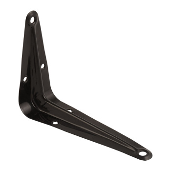 Уголок д/полок 150*125 чёрный Нора-М*24/720