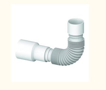 Слив гофрированный 40*40*50 D40 (max 400) Unicorn *1/160