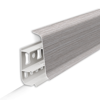 Плинтус напольный 2.2 м IDEAL Deconika, 55 мм, 253 ясень серый