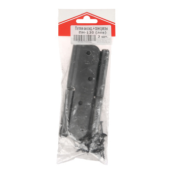 Петля оксид.ПН-130 левая (комплект 2 шт+саморезы) ДомоСтрой *1/150