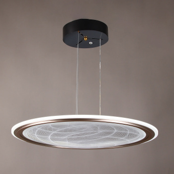 Люстра 9260 H/130W gold 530 мм 3 реж., пульт S=25м2  VERNER LIGHTING *1