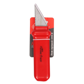 Нож прямой изолированный хром на подвесе (НИЗ) *1/10