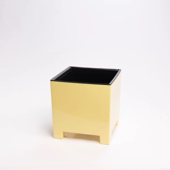 Кашпо пластм. "Нард" 5.5л 190х190мм h190мм со вставкой Желтый мираж НР19-40 *1/6