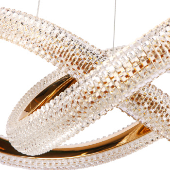 Люстра 9233/96W Gold  450 мм 3 реж., пульт S=16м2  VERNER LIGHTING *1