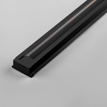 Шинопровод однофазный FERON 2метра черный 220В (в наборе токовод заглушка крепление)  *1/20