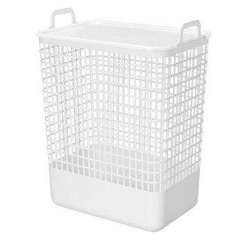 Корзина для белья пластм. 35л "Kobo" 500х380х262мм Белый арт.435220816 ("Бытпласт") *1/7