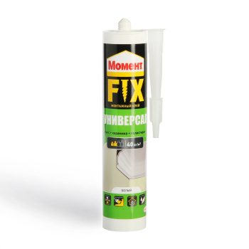 Жидкие гвозди 380 г Момент Монтаж ФИКС Универсал, белый