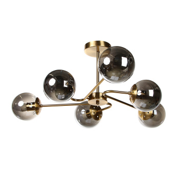 Светильник потолочный N36349/6 COP  6*40W E27 220V (d-790; h-300) S=24м2 VERNER LIGHTING *1