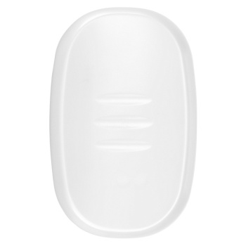 Мыльница пластм. "Scandi" 130х80х20мм Белый арт.434293316 ("Бытпласт") *1/21
