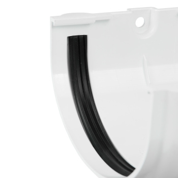 Соединитель желоба 120 мм ТехноНиколь, белый