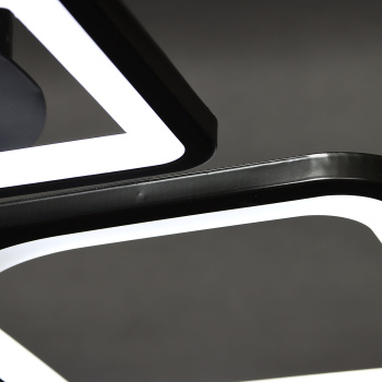 Люстра Verner Lighting Y1161/4, 2х12 Вт, 2х18 Вт, 6500 K, 1 режим, пульт д/у, черный