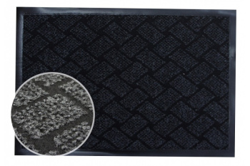 Коврик влаговпитывающий 50*80 см "Крафт" серый "KOVROFF" (арт.70202)   *1/10