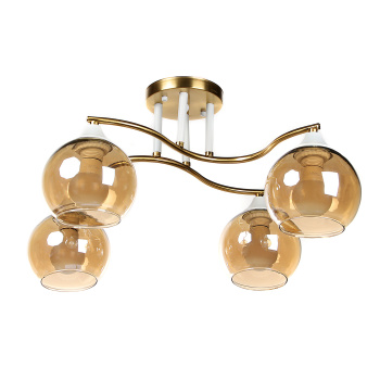 Светильник потолочный K2209/4 CO+WT 4*40W E27 220V (l-580; w-500; h-250)  VERNER LIGHTING *1